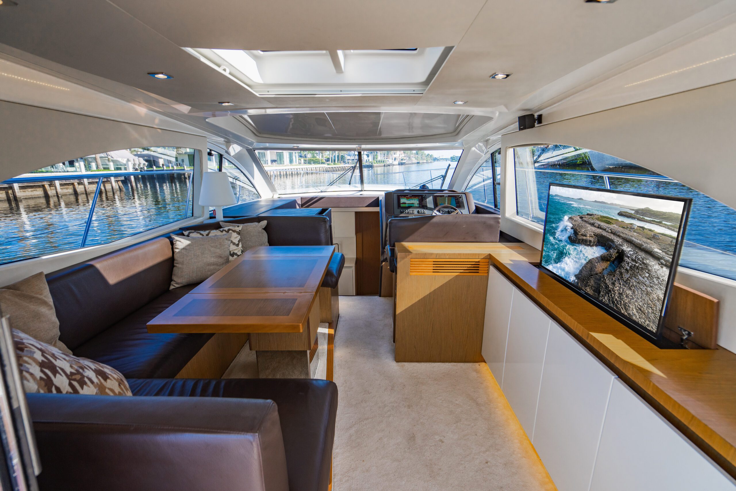 Close-up photography of a motor yacht illustrating annual carrying cost categories